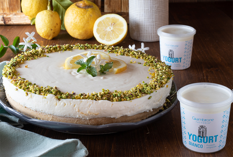 Cheesecake al limone con yogurt Giambrone | Fattoria Giambrone