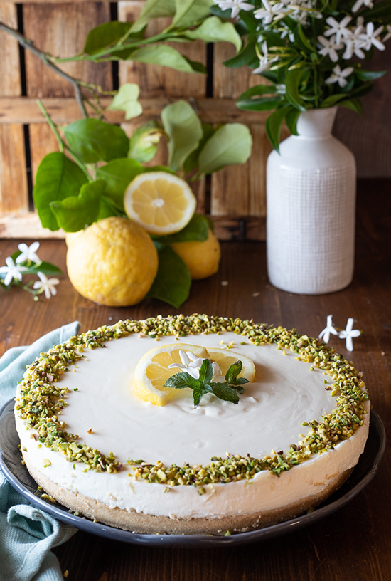 Cheesecake al limone con yogurt Giambrone | Fattoria Giambrone